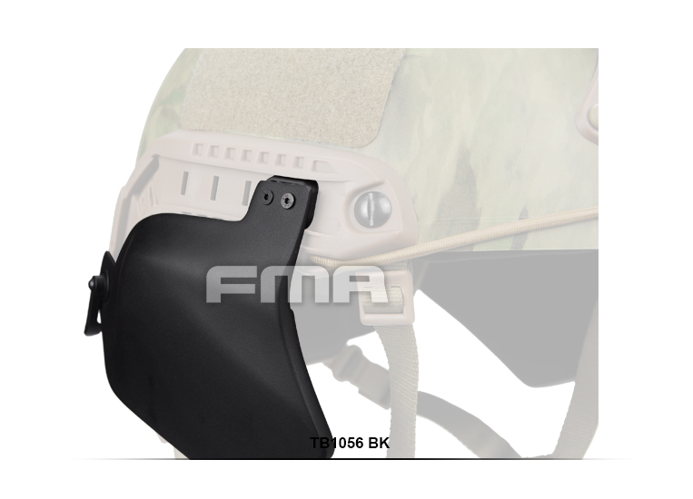 FMA Kevlar Side Covers Ballistic BK TB1056-BK - Headphone buckle / ear -  FMA.HK